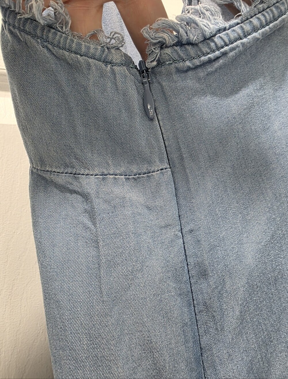 CATO Plus Size Chambray Genie Jumpsuit 26/28W 4X - Picture 13 of 15